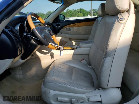 2002 Lexus SC 430 с VIN JTHFN48Y620021207, выставлен на аукционе Copart как лот 62510635 с пробегом 180 533 миль миль и На запчасти • Non repairable. История ставок и продаж доступна на DreamBid. Изображение 7.