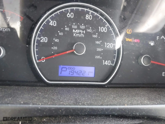 2009 Hyundai Elantra GLS with VIN KMHDU46D09U796385, listed as a IAAI auction lot 42075080 with 194,221 mi miles. Bid and sale history available at carsss.com. Image 7.