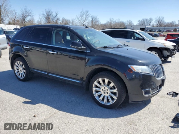 2013 Lincoln MKX with VIN 2LMDJ6JKXDBL44375, listed as a Copart auction lot 49793135 with 205,797 mi miles and Clean Title. Bid and sale history available at carsss.com. Image 4.
