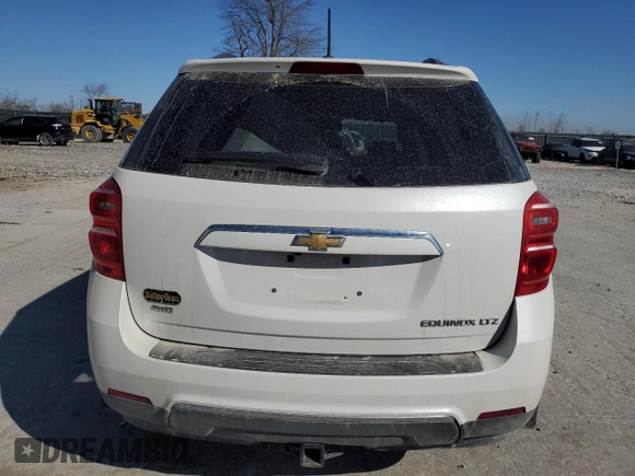 2016 Chevrolet Equinox LTZ с VIN 2GNFLGEK8G6289724, выставлен на аукционе Copart как лот 48659525 с пробегом 154 089 миль миль и Списание • Salvage title. История ставок и продаж доступна на DreamBid. Изображение 6.