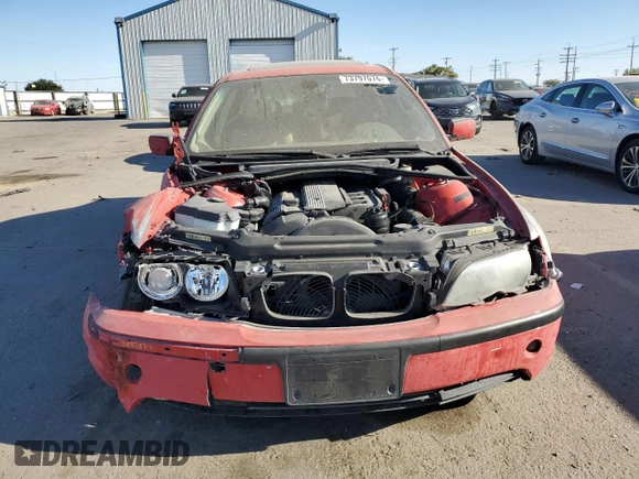 2004 BMW 3 Series 325i with VIN WBAET37484NJ44778, listed as a Copart auction lot 73797074 with 0 mi miles and Salvage Title. Bid and sale history available at carsss.com. Image 5.
