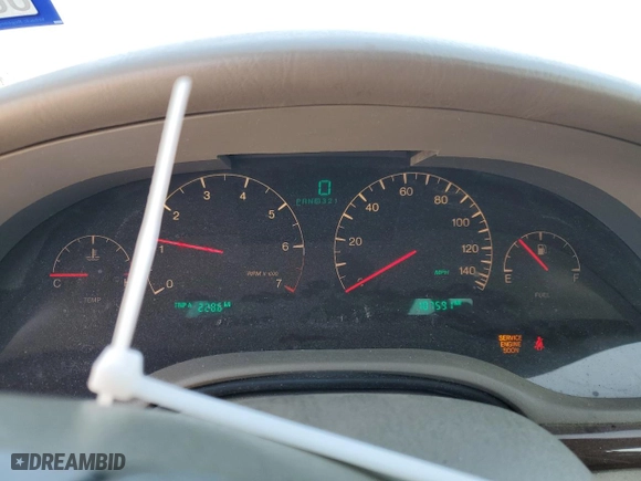 2003 Cadillac Seville Luxury SLS with VIN 1G6KS54Y93U279660, listed as a Copart auction lot 75961404 with 107,591 mi miles and Salvage Title. Bid and sale history available at carsss.com. Image 9.