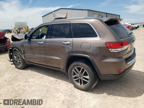 2020 Jeep Grand Cherokee Limited with VIN 1C4RJFBG7LC122696, listed as a Copart auction lot 55176195 with 12,144 mi miles and Salvage title. Bid and sale history available at DreamBid. Image 2.