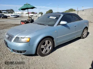 2005 Audi A4 1.8T with VIN WAUAC48HX5K001002, listed as a Copart auction lot 78748294 with 117,648 mi miles and Clean Title. Bid and sale history available at carsss.com. Image 1.