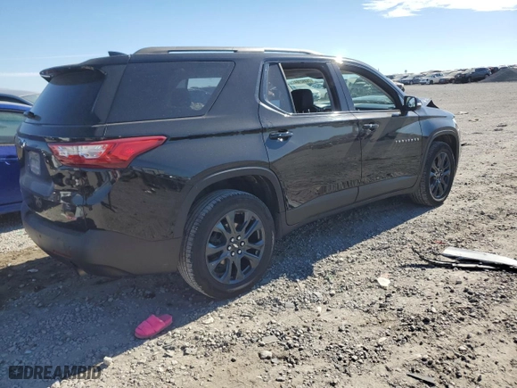 2019 Chevrolet Traverse RS with VIN 1GNERJKX2KJ197513, listed as a Copart auction lot 76893184 with 127,101 mi miles and Salvage Title. Bid and sale history available at carsss.com. Image 3.