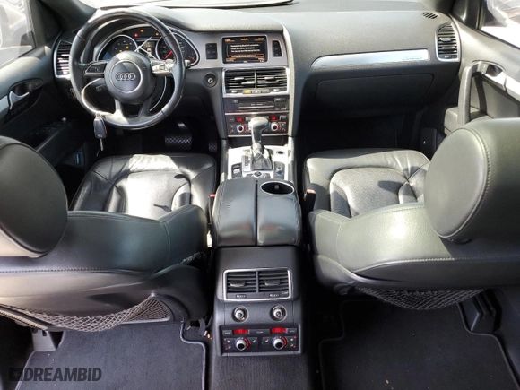 2012 Audi Q7 3.0T S line with VIN WA1DGAFE1CD003292, listed as a Copart auction lot 58688434 with 148,094 mi miles and Salvage Title. Bid and sale history available at carsss.com. Image 8.