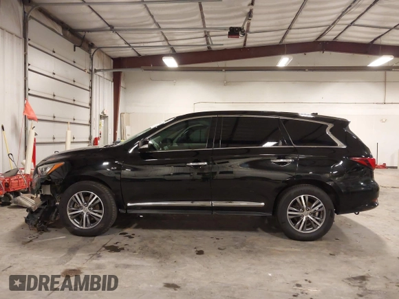 2019 Infiniti QX60 Luxe with VIN 5N1DL0MMXKC565309, listed as a IAAI auction lot 42184987 with 129,985 mi miles and . Bid and sale history available at DreamBid. Image 15.
