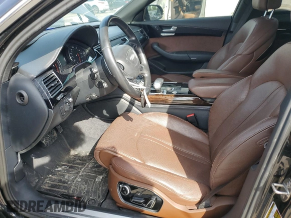 2017 Audi A8 with VIN WAU44AFD3HN015464, listed as a Copart auction lot 55099805 with 125,067 mi miles and Clean title. Bid and sale history available at DreamBid. Image 7.