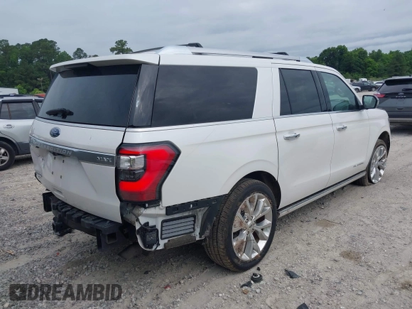 2019 Ford Expedition Max Platinum z VIN 1FMJK1MT1KEA00308, wystawiony jako IAAI lot #42299341 z przebiegiem 114 994 mil mil oraz . Historia ofert i sprzedaży dostępna na DreamBid. Obrazek 4.