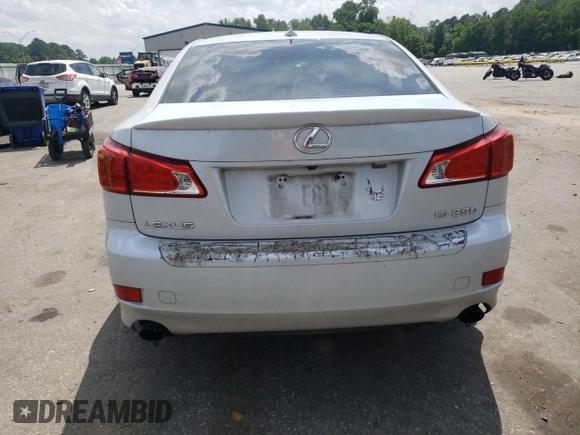 2010 Lexus IS 250 z VIN JTHBF5C24A5123479, wystawiony jako Copart lot #55631345 z przebiegiem Nie podano mil oraz Szkoda całkowita • Salvage title. Historia ofert i sprzedaży dostępna na DreamBid. Obrazek 6.