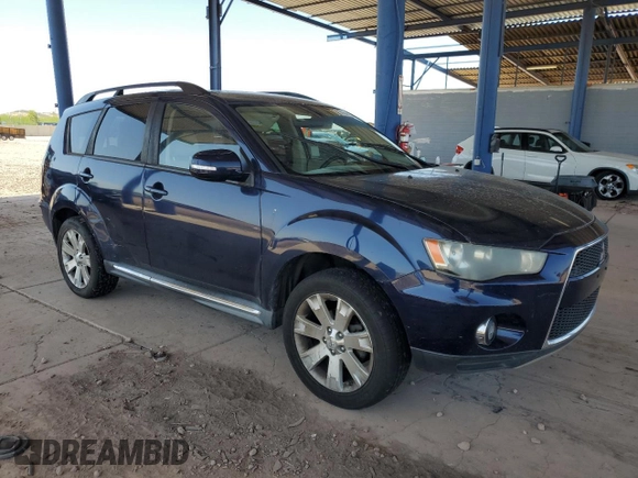 2011 Mitsubishi Outlander SE with VIN JA4AS3AW5BU032435, listed as a Copart auction lot 57163715 with 188,551 mi miles and Clean title. Bid and sale history available at DreamBid. Image 4.