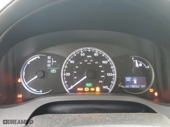 2012 Lexus CT 200h with VIN JTHKD5BH4C2114149, listed as a Copart auction lot 48964375 with 170,874 mi miles and Salvage Title. Bid and sale history available at carsss.com. Image 9.