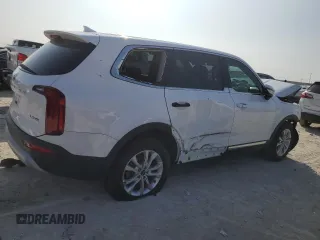 2021 Kia Telluride LX with VIN 5XYP24HC5MG166318, listed as a Copart auction lot 44256495 with 41,229 mi miles and Salvage title. Bid and sale history available at DreamBid. Image 3.