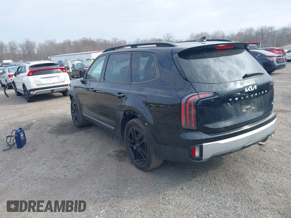 2023 Kia Telluride SX Prestige with VIN 5XYP5DGC0PG379447, listed as a IAAI auction lot 41716826 with 45,269 mi miles and . Bid and sale history available at DreamBid. Image 3.