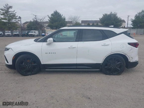 2019 Chevrolet Blazer RS with VIN 3GNKBJRSXKS687147, listed as a IAAI auction lot 41786346 with 97,751 mi miles. Bid and sale history available at carsss.com. Image 14.