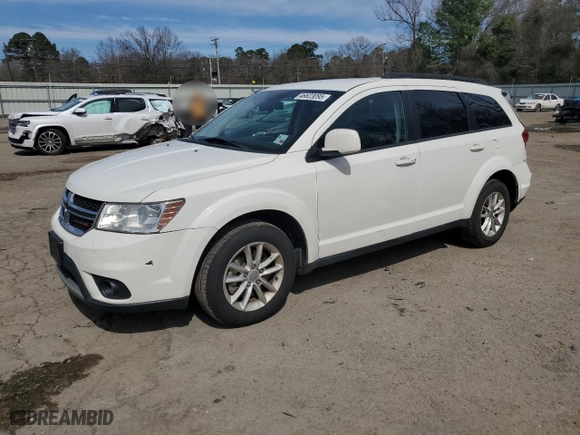 2017 Dodge Journey SXT with VIN 3C4PDCBG3HT533800, listed as a Copart auction lot 46823095 with 134,560 mi miles and Salvage Title. Bid and sale history available at carsss.com. Image 1.