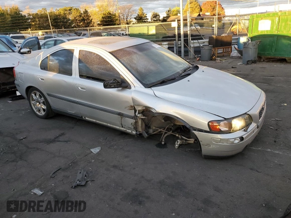 2004 Volvo S60 with VIN YV1RH59H342395236, listed as a Copart auction lot 75759904 with 143,852 mi miles and Salvage Title. Bid and sale history available at carsss.com. Image 4.