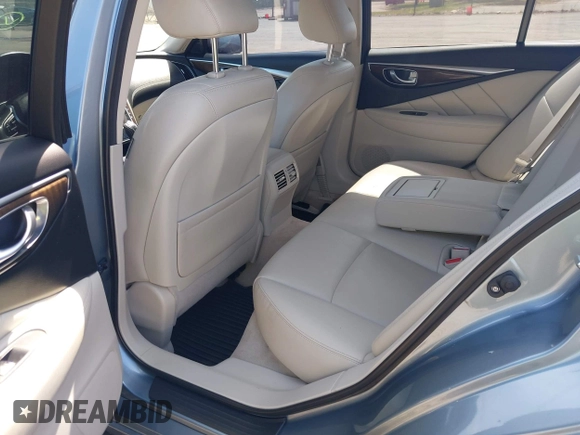 2019 Infiniti Q50 Luxe with VIN JN1EV7AR6KM550475, listed as a IAAI auction lot 42059071 with 79,534 mi miles and . Bid and sale history available at DreamBid. Image 8.
