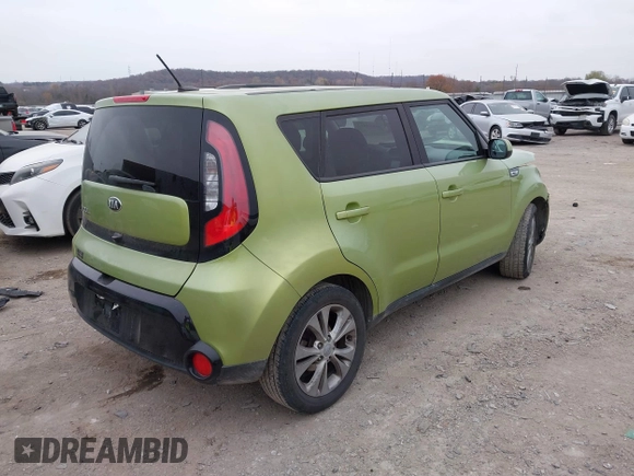 2016 Kia Soul + with VIN KNDJP3A58G7860743, listed as a IAAI auction lot 40966812 with 130,069 mi miles. Bid and sale history available at carsss.com. Image 4.