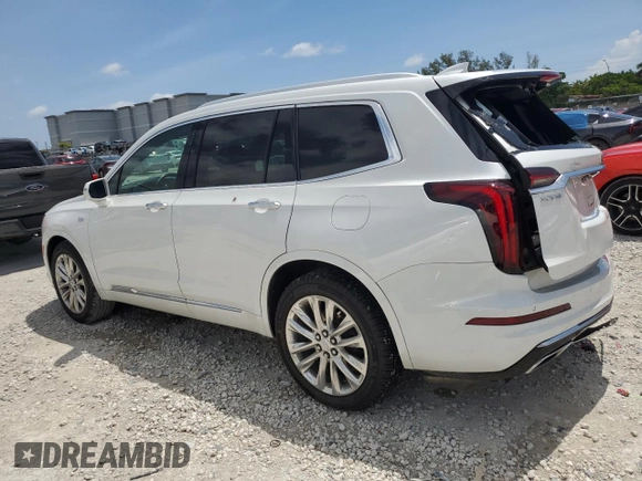2020 Cadillac XT6 FWD Premium Luxury z VIN 1GYKPCRS7LZ235645, wystawiony jako Copart lot #58977995 z przebiegiem 42 504 mil mil oraz Nie do naprawy • Non repairable. Historia ofert i sprzedaży dostępna na DreamBid. Obrazek 2.