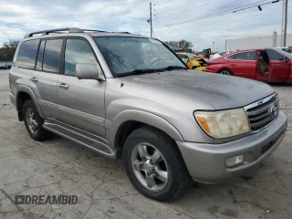 2006 Toyota Land Cruiser with VIN JTEHT05J062098807, listed as a Copart auction lot 81068104 with 177,782 mi miles and Clean Title. Bid and sale history available at carsss.com. Image 4.