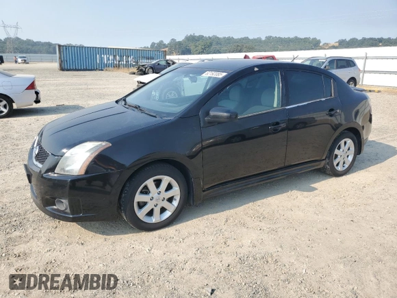 2012 Nissan Sentra S with VIN 3N1AB6AP0CL734029, listed as a Copart auction lot 62192085 with 112,623 mi miles and Salvage title. Bid and sale history available at DreamBid. Image 1.