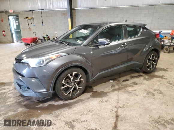 2018 Toyota C-HR XLE with VIN NMTKHMBXXJR006940, listed as a Copart auction lot 51422475 with 41,667 mi miles and Salvage Title. Bid and sale history available at DreamBid. Image 1.