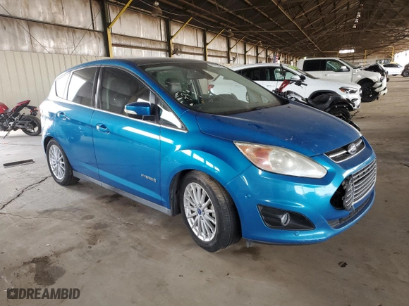 2013 Ford C-Max Hybrid SEL with VIN 1FADP5BUXDL526964, listed as a Copart auction lot 52782485 with 128,671 mi miles and Salvage Title. Bid and sale history available at carsss.com. Image 4.