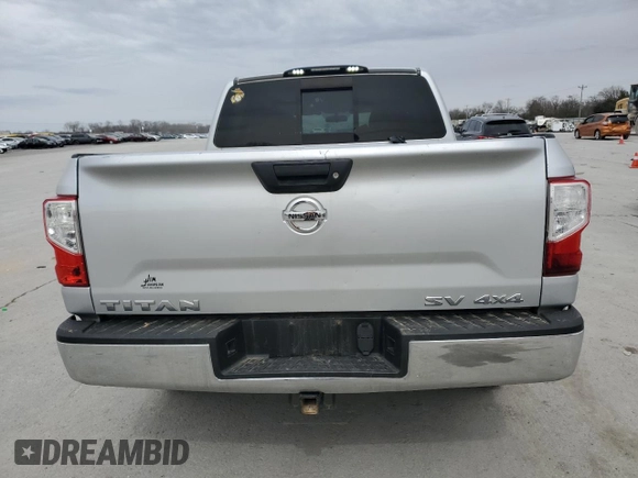 2017 Nissan Titan S with VIN 1N6AA1EJ9HN510142, listed as a Copart auction lot 48315405 with 120,766 mi miles and Salvage Title. Bid and sale history available at carsss.com. Image 6.
