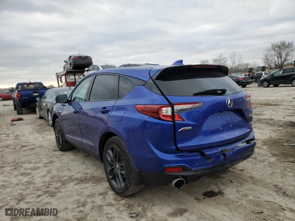 2023 Acura RDX w/A-Spec Package with VIN 5J8TC2H69PL015826, listed as a Copart auction lot 83364174 with 16,803 mi miles and Salvage Title. Bid and sale history available at carsss.com. Image 2.