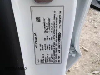 2025 Tesla Model 3 Long Range z VIN 5YJ3E1EBXSF968724, wystawiony jako Copart lot #53128525 z przebiegiem 1 127 mil mil oraz Szkoda całkowita • Salvage title. Historia ofert i sprzedaży dostępna na DreamBid. Obrazek 13.
