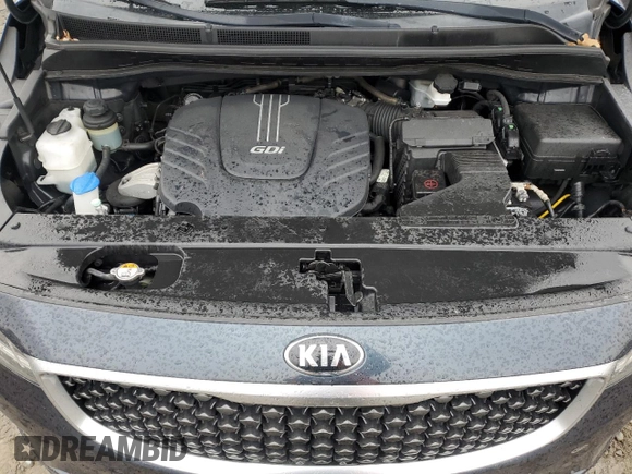 2016 Kia Sedona LX with VIN KNDMB5C13G6129452, listed as a Copart auction lot 46335475 with 118,617 mi miles and Salvage Title. Bid and sale history available at DreamBid. Image 12.