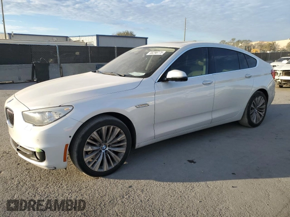 2015 BMW 5 Series 535i Gran Turismo with VIN WBA5M2C55FGH99156, listed as a Copart auction lot 88298775 with 154,050 mi miles and Salvage title. Bid and sale history available at DreamBid. Image 1.