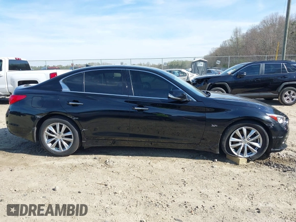 2016 Infiniti Q50 3.0t Premium with VIN JN1EV7AR4GM345731, listed as a IAAI auction lot 41836075 with 88,682 mi miles. Bid and sale history available at carsss.com. Image 13.