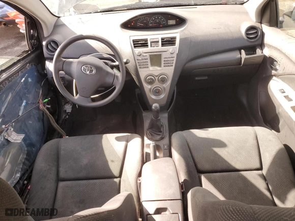 2010 Toyota Yaris with VIN JTDBT4K3XA1396190, listed as a Copart auction lot 48596785 with 71,950 mi miles and Salvage Title. Bid and sale history available at carsss.com. Image 8.