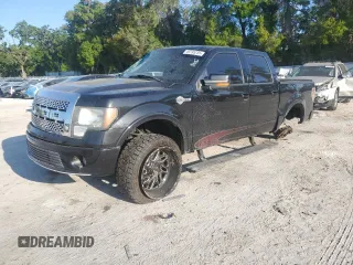 2010 Ford F-150 XL with VIN 1FTFW1EV6AFB81834, listed as a Copart auction lot 49795235 with 135,527 mi miles and Salvage title. Bid and sale history available at DreamBid. Image 1.