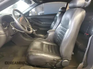 2001 Ford Mustang GT Deluxe with VIN 1FAFP45X81F193358, listed as a Copart auction lot 46297485 with 130,538 mi miles and Salvage Title. Bid and sale history available at carsss.com. Image 7.