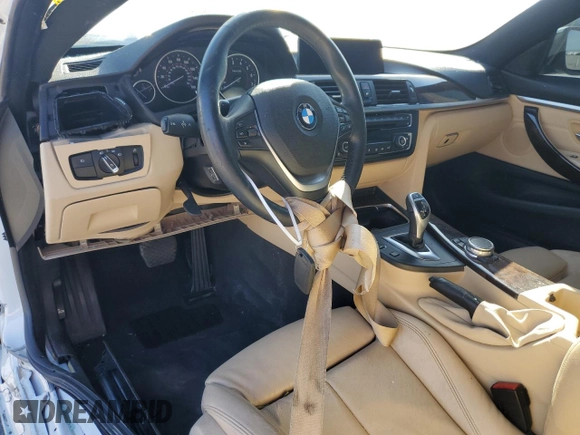 2017 BMW 4 Series 430i xDrive with VIN WBA4R9C5XHK680599, listed as a Copart auction lot 76294074 with Not Provided miles and Salvage Title. Bid and sale history available at DreamBid. Image 8.