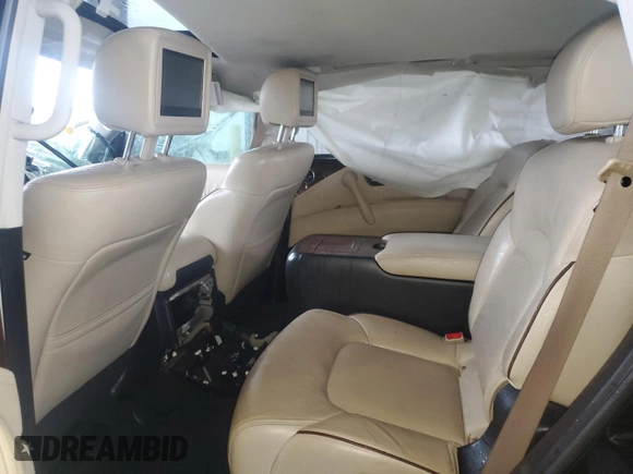 2020 Nissan Armada Platinum with VIN JN8AY2NF5L9360925, listed as a Copart auction lot 73123524 with Not Provided miles and Salvage Title. Bid and sale history available at carsss.com. Image 11.