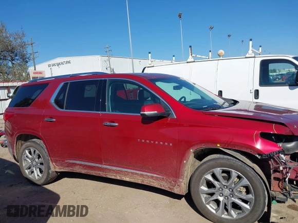 2021 Chevrolet Traverse Premier with VIN 1GNERKKW2MJ187256, listed as a IAAI auction lot 41678725 with 104,245 mi miles. Bid and sale history available at carsss.com. Image 14.