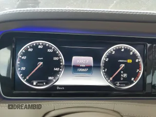 2017 Mercedes-Benz S 550 with VIN WDDUG8CB8HA295160, listed as a Copart auction lot 50541675 with 130,607 mi miles and Clean Title. Bid and sale history available at carsss.com. Image 9.