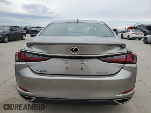 2021 Lexus ES with VIN 58AGZ1B17MU109042, listed as a Copart auction lot 87508285 with 37,163 mi miles and Salvage Title. Bid and sale history available at carsss.com. Image 6.