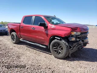 2020 Chevrolet Silverado 1500 Custom Trail Boss with VIN 1GCPYCEFXLZ263005, listed as a Copart auction lot 49859675 with 93,430 mi miles and Salvage Title. Bid and sale history available at DreamBid. Image 4.