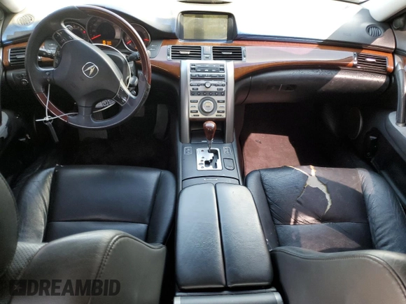 2006 Acura RL with VIN JH4KB16546C000035, listed as a Copart auction lot 57074865 with 206,692 mi miles and Salvage title. Bid and sale history available at DreamBid. Image 8.