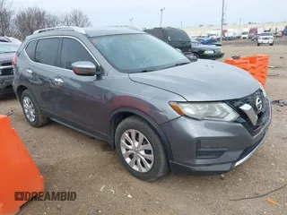 2017 Nissan Rogue S with VIN KNMAT2MT5HP539048, listed as a IAAI auction lot 41515410 with 238,386 mi miles and . Bid and sale history available at DreamBid. Image 1.