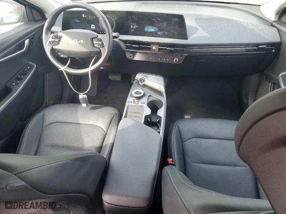 2023 Kia EV6 Wind with VIN KNDC34LA6P5128501, listed as a Copart auction lot 53773095 with 52,488 mi miles and Non Repairable. Bid and sale history available at carsss.com. Image 8.