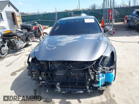 2021 Infiniti Q60 Red Sport 400 with VIN JN1FV7LLXMM560314, listed as a IAAI auction lot 41930067 with 47,818 mi miles and . Bid and sale history available at DreamBid. Image 13.