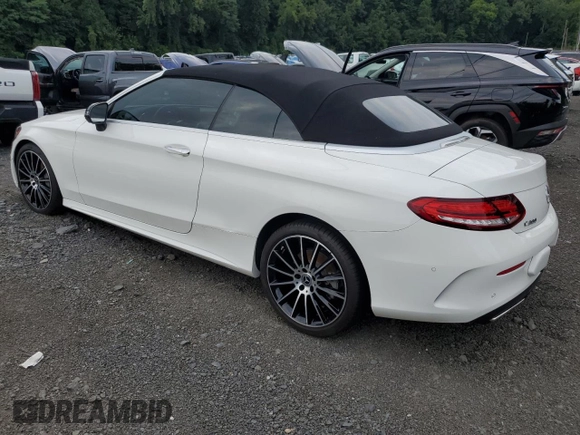 2023 Mercedes-Benz C 300 with VIN W1KWK8DB2PG119688, listed as a Copart auction lot 66155854 with 13,186 mi miles and Salvage Title. Bid and sale history available at DreamBid. Image 2.