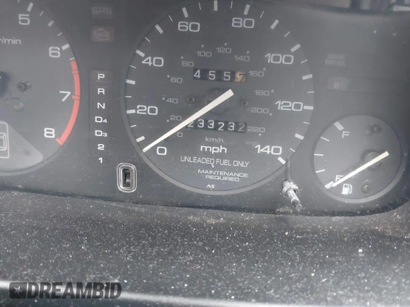 1996 Honda Accord LX with VIN 1HGCD5639TA040206, listed as a IAAI auction lot 41369374 with 233,232 mi miles and . Bid and sale history available at carsss.com. Image 7.