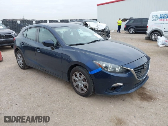 2015 Mazda 3 i Sport with VIN 3MZBM1K72FM158887, listed as a IAAI auction lot 41449026 with 121,393 mi miles and . Bid and sale history available at DreamBid. Image 1.